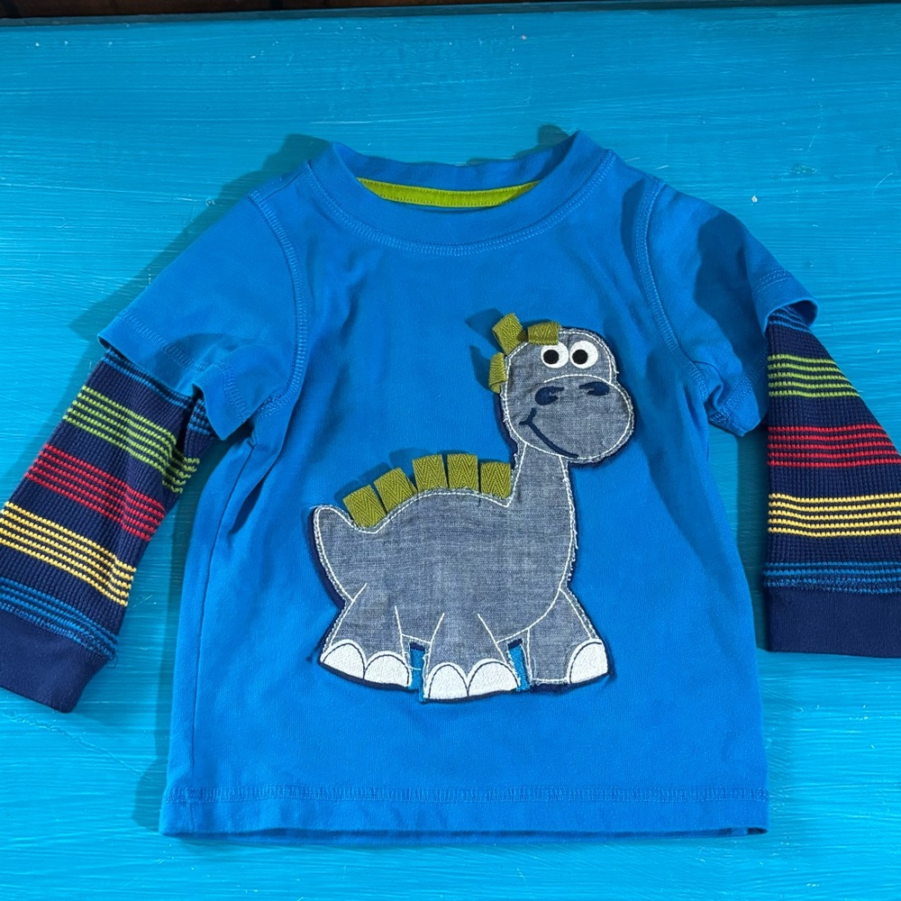 Nursery Rhyme Play boys shirt with dinosaur design